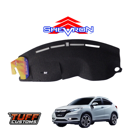Shevron Black Dash Mat For Honda HR V RU 12/2014-6/2021 DM1386