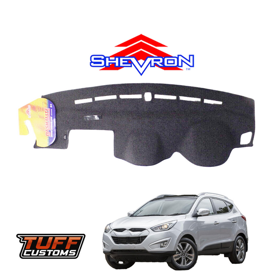 Shevron Black Dash Mat For Hyundai ix35 2010-7/2015 DM1157