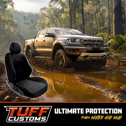 Tuff Customs Neoprene Seat Covers 2 Rows For Ford NEXT GEN EVEREST Platinum Ambiente 5/2022-2025