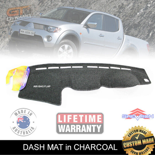 Shevron Charcoal Dash Mat For Mitsubishi Triton ML 7/2006-9/2009 DM1016