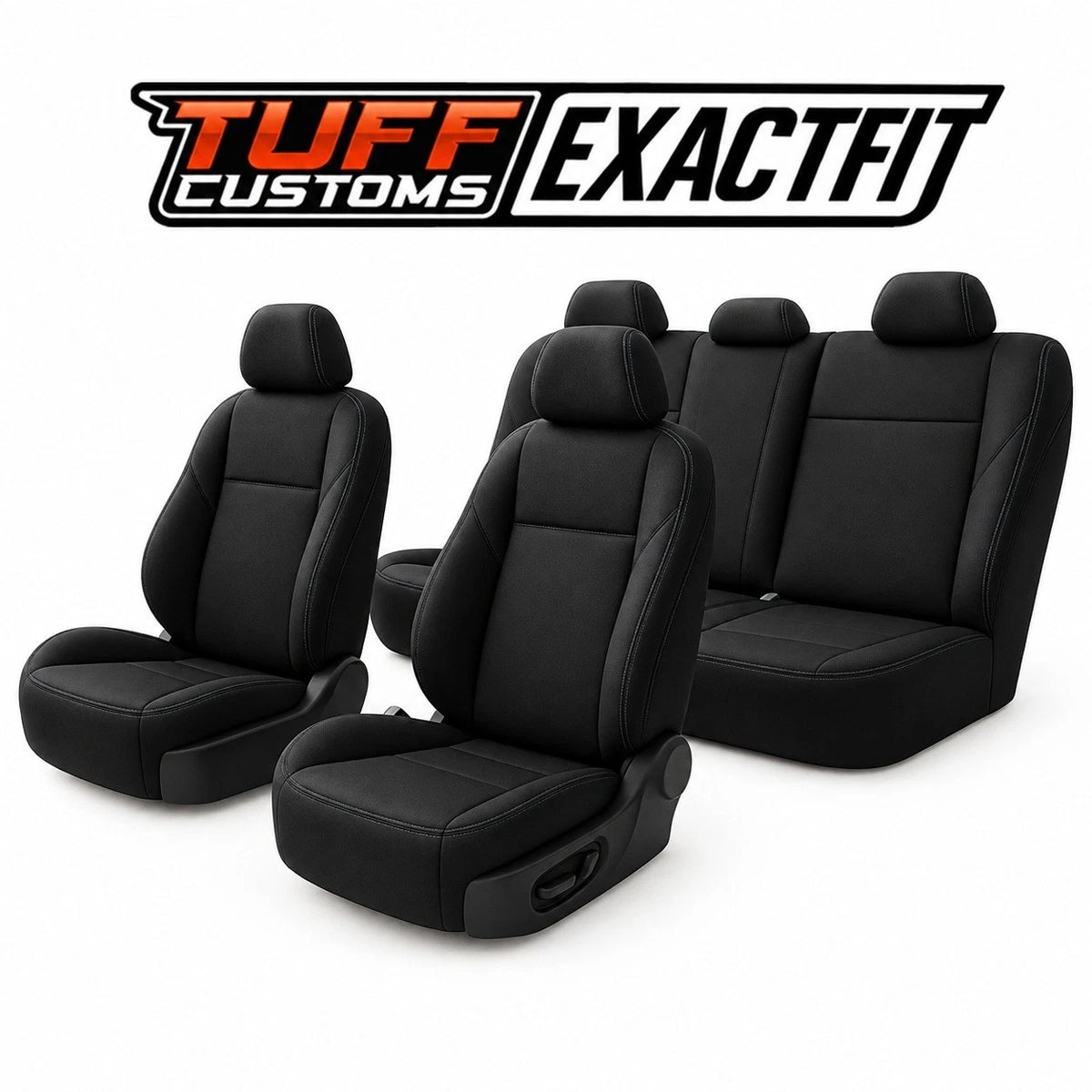 TUFF Customs ExactFit Neoprene 2 Rows Seat Covers RAM 1500 DT 09/2020-2026