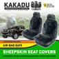 KAKADU Luxury Sheepskin Seat Covers Suits Isuzu MU-X 30mm 2013-2020 5Colours 6YRW