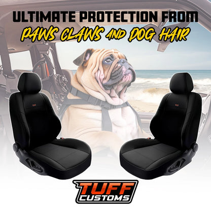 Tuff Customs Neoprene Seat Covers 2 Rows For Nissan Navara D23 NP300 S5 ST ST-X 10/2000-2024