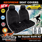 Manta Neoprene Front Seat Covers For SUZUKI SWIFT AZ GLX TURBO 4/2017-2024