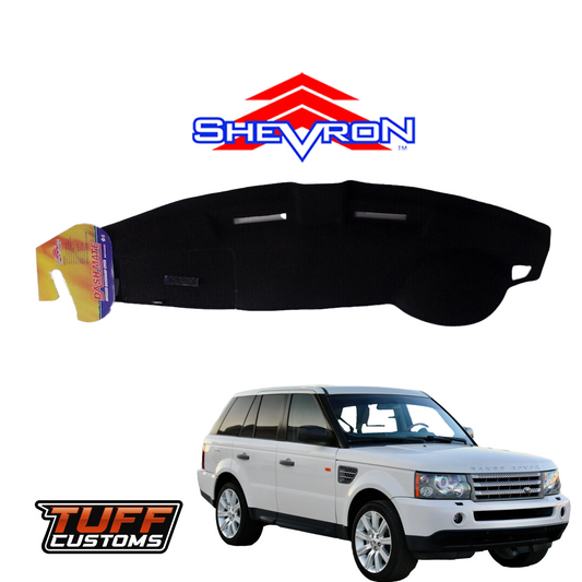 Shevron Black Dash Mat For Land Rover Range Rover Sport L320 2005-6/2009 DM1080