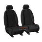 TUFF HD TRADE Canvas Seat Covers Front For Toyota Landcruiser 105 Series 1998-2007 Black