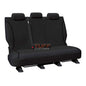 TUFF HD TRADE Canvas Seat Covers 2nd Row For Toyota Landcruiser 200 Series GXL 8 Seater 2007-2020 Black