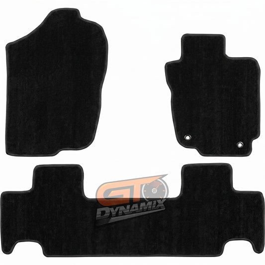 Custom Made  Floor Mats 3pcs For TOYOTA RAV 4 MAN/AUTO 5DR ALA49R ASA44R ZSA42R 2/2013-2018 w/ 9 Binding Colour