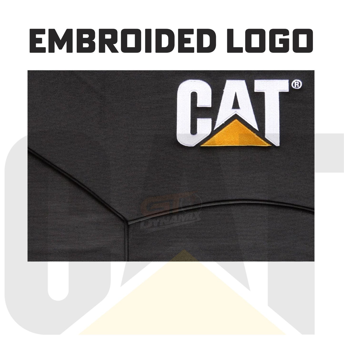 Official CAT Caterpillar HD Cotton Canvas Seat Covers MITSUBISHI TRITON MK GLX GLS GLX-R 10/1996-2002