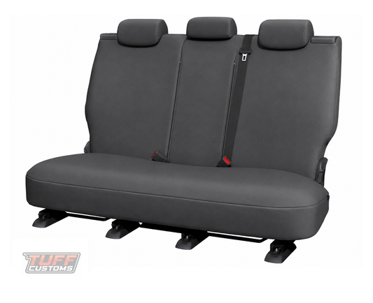 SuperTuff Canvas Charcoal Seat Covers Rear For TOYOTA HILUX GUN126R GR-SPORT DUAL CAB 5/2023-2026