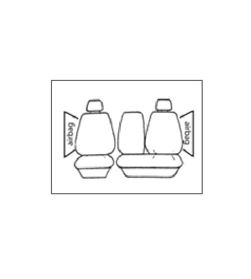 Tuff Canvas Front Seat Covers HYUNDAI iLOAD VAN TQ SERIES 2/2008-5/2021 CHARCOAL
