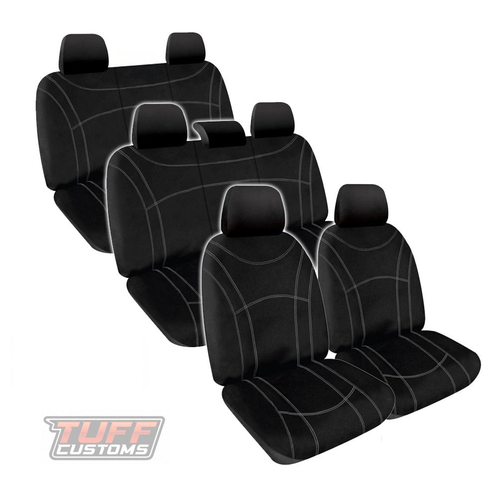 Getaway Neoprene Seat Covers 3 Rows HOLDEN TRAILBLAZER RG LT LTZ Z71 10/2016-2/2020